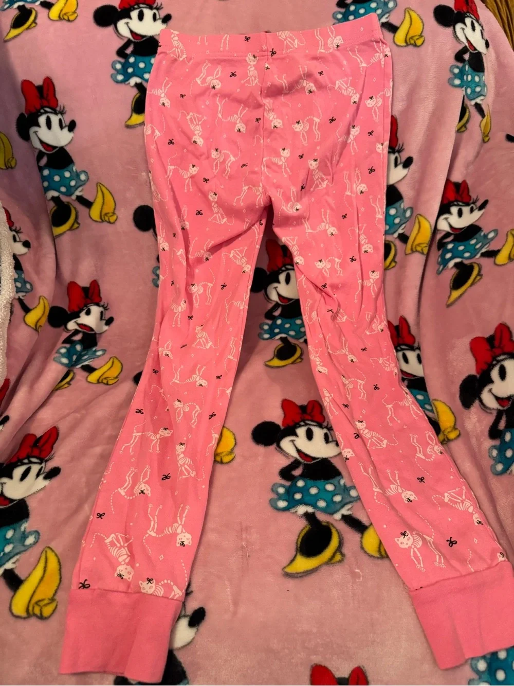 Girls Pink Cat Pajama Set Size XL 12 Old Navy Unisex C4
